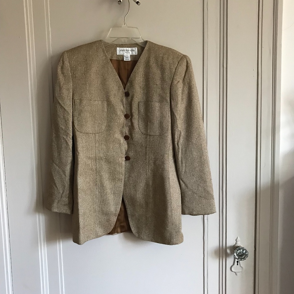 Jones New York Herringbone 2-piece Suit